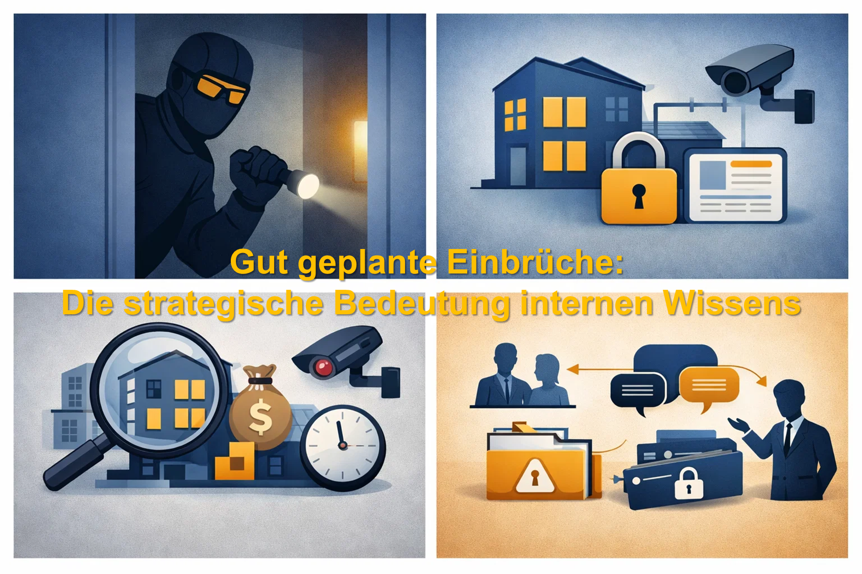 Gut geplante Einbrüche: Die strategische Bedeutung internen Wissens